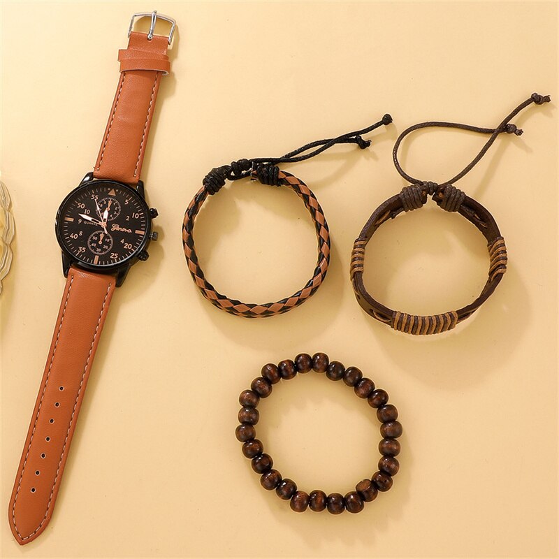 Tavernow™ RegalSet Luxury Watch and Bracelet Ensemble